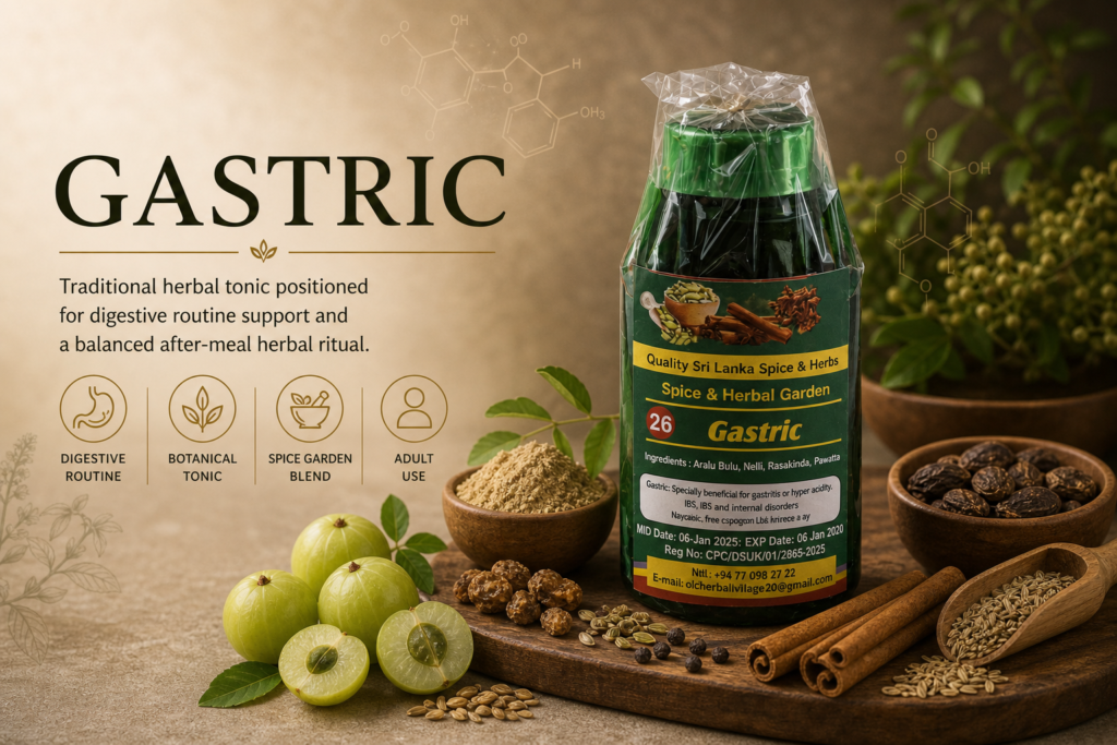 Gastric: Traditional Herbal Tonic for Digestive Routine Support