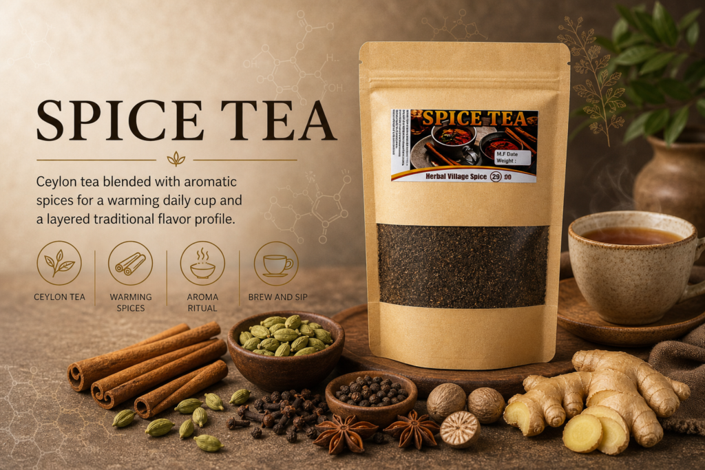 Spice Tea: Ceylon Tea with Warming Aromatic Spices